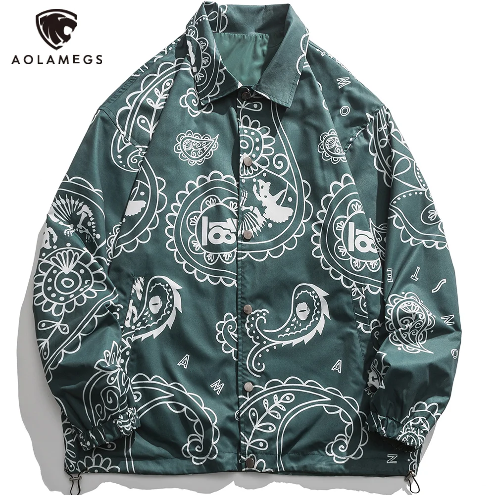 Aolamegs Jackets Men Cashew Flowers Print Double-Sided Wearable Parkas Harajuku Casual Streetwear Fashion Varsity Jacket Unisex
Aolamegs Jackets Men Cashew Flowers Print Double-Sided Wearable Parkas Harajuku Casual Streetwear Fashion Varsity Jacket Unisex