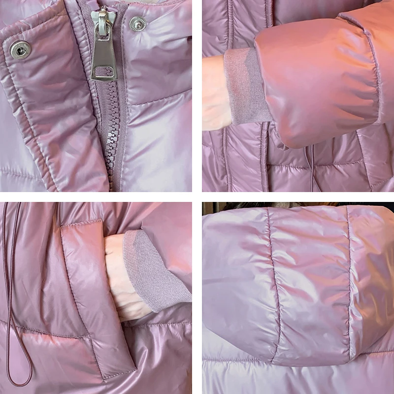 Winter Jackets Women's Slim Hooded Long Parkas Woman Oversized Solid Cotton Padded Casual Thick Female Cold Coat Outwear Ladies
Winter Jackets Women's Slim Hooded Long Parkas Woman Oversized Solid Cotton Padded Casual Thick Female Cold Coat Outwear Ladies