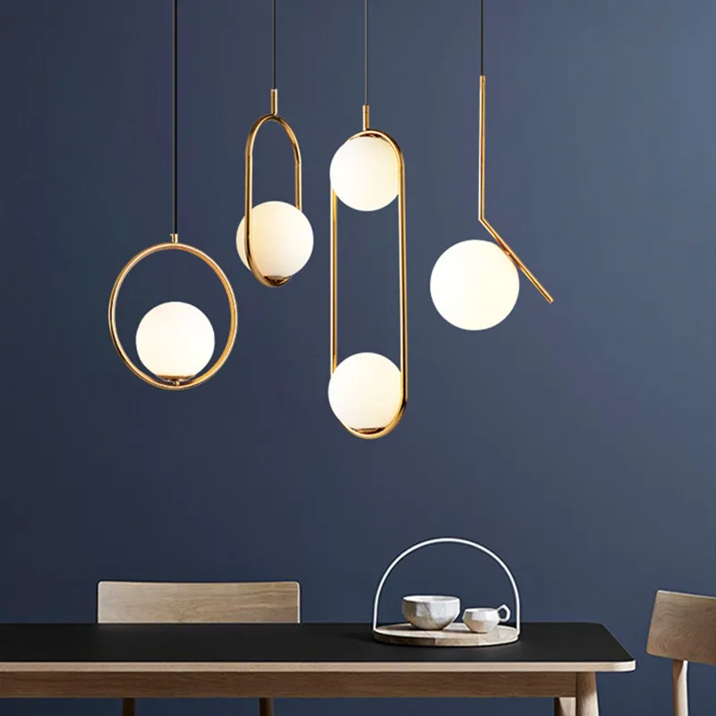 Mordern Pendant Lights White round globe Glass Pendant Lamp living dinning room Luminaria Deco hanging Lighting Fixture
Mordern Pendant Lights White round globe Glass Pendant Lamp living dinning room Luminaria Deco hanging Lighting Fixture