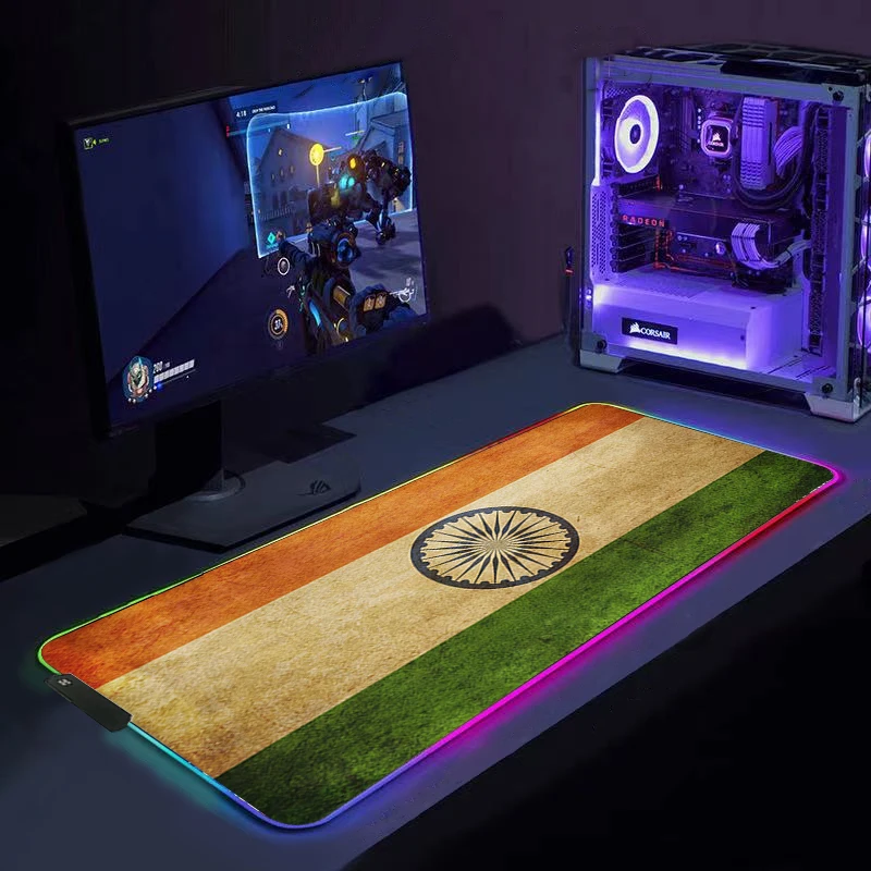 Top sale National flag Luminous RGB LED Lights Desktop Gaming Rubber Mouse Pad Computer Accessory colorful glow Keyboard pad
Top sale National flag Luminous RGB LED Lights Desktop Gaming Rubber Mouse Pad Computer Accessory colorful glow Keyboard pad