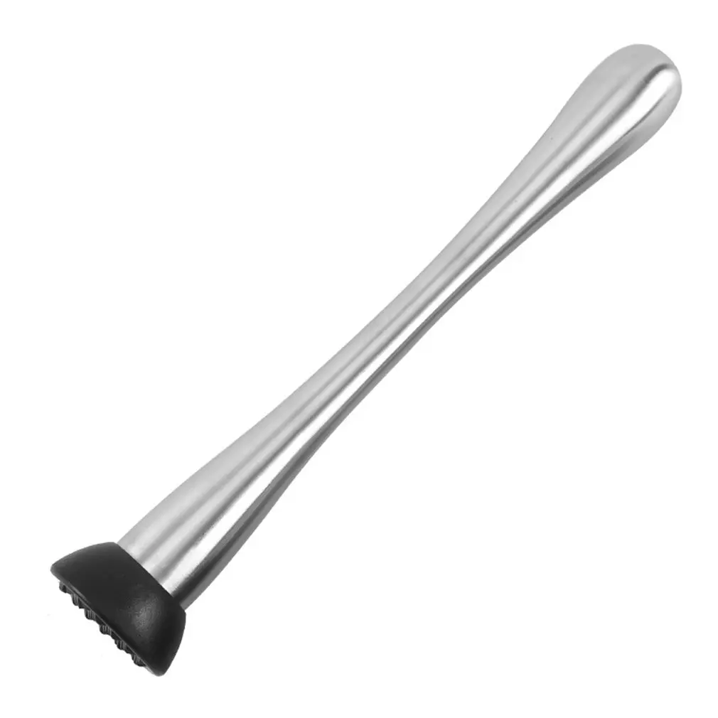 Stainless Steel Cocktail Muddler Professional Bar Tools Pestle Fruit Crusher Kitchen Rest Long Muddler Home For Fruit Drinks
Stainless Steel Cocktail Muddler Professional Bar Tools Pestle Fruit Crusher Kitchen Rest Long Muddler Home For Fruit Drinks
