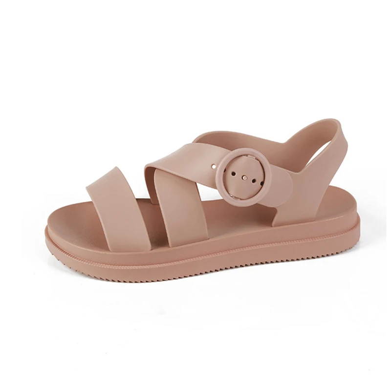 Women's Sandals Jelly Shoes 2021 Summer Solid Color Comfortable Female Beach Shoes Chunky Sandals For Woman Non-Slip Shoe
Women's Sandals Jelly Shoes 2021 Summer Solid Color Comfortable Female Beach Shoes Chunky Sandals For Woman Non-Slip Shoe