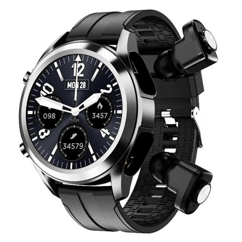 Спортивные Смарт-часы T10, TWS, Bluetooth-гарнитура, комбинированный пульсометр, измерение артериального давления, мужской браслет для здоровья
Спортивные Смарт-часы T10, TWS, Bluetooth-гарнитура, комбинированный пульсометр, измерение артериального давления, мужской браслет для здоровья