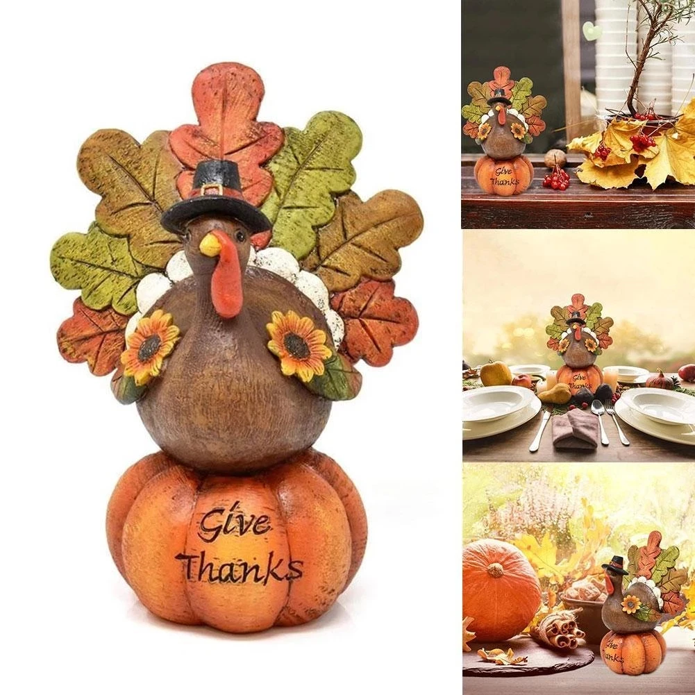Thanksgiving Decorations Resin Turkey Pumpkin Ornaments Tabletop Turkey Fall Autumn Decor For Thanksgiving Harvest Day Party
Thanksgiving Decorations Resin Turkey Pumpkin Ornaments Tabletop Turkey Fall Autumn Decor For Thanksgiving Harvest Day Party