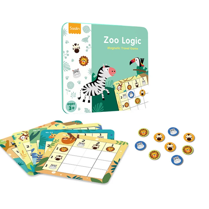 Puzzle Fun Table Game Sudoku Chessboard Children Logical Thinking Training Animal Traffic Portable Educational Toys Present
Puzzle Fun Table Game Sudoku Chessboard Children Logical Thinking Training Animal Traffic Portable Educational Toys Present