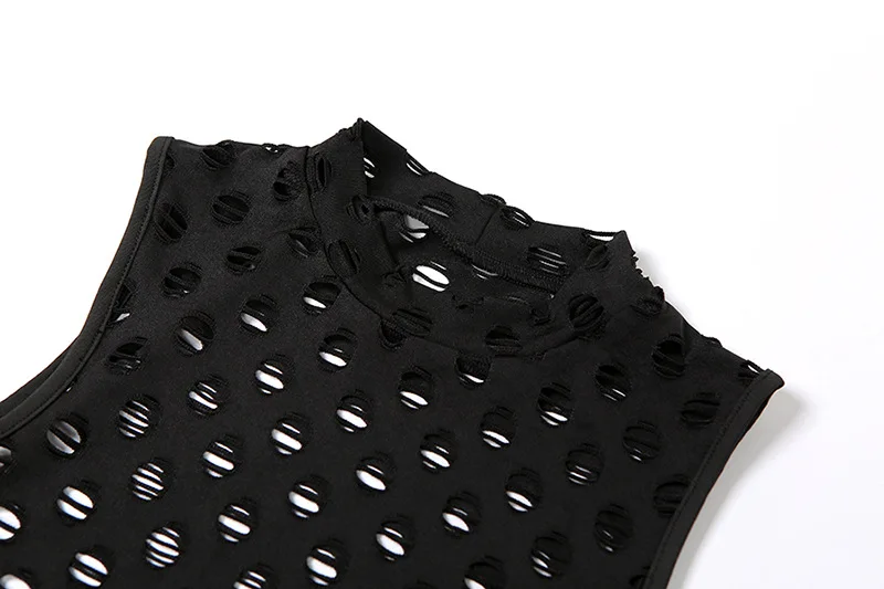 Sexy Hollow Out Tracksuit O-Neck Sleeveless Tops + Trousers Two Piece Sets Women's Clothes Summer Casual Skinny Stretch Outfits 
Sexy Hollow Out Tracksuit O-Neck Sleeveless Tops + Trousers Two Piece Sets Women's Clothes Summer Casual Skinny Stretch Outfits