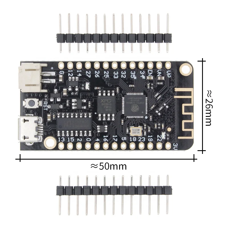 10 шт. Wifi Bluetooth плата для разработки антенна ESP32 REV1 CH340 CH340G MicroPython Micro USB литиевая