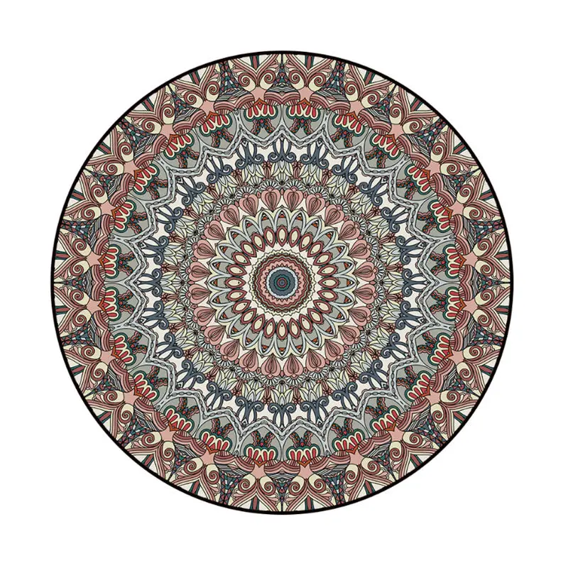 Carpets for Living Room Vintage Flower Pattern Round Carpet Bedroom Christmas Rug Area Rug
Carpets for Living Room Vintage Flower Pattern Round Carpet Bedroom Christmas Rug Area Rug