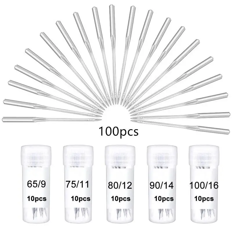 100Pcs Household Sewing Machine Needle Sharp Universal Regular Point For Singer Brother Sewing Machine Accessories
100Pcs Household Sewing Machine Needle Sharp Universal Regular Point For Singer Brother Sewing Machine Accessories
