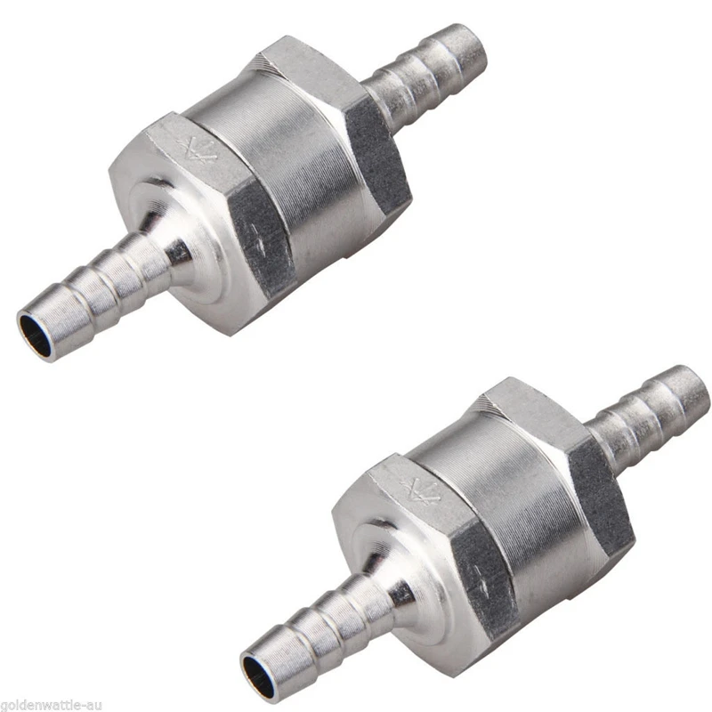 2Pcs 6MM Non-Return One Way 1/4 Inch Air Fuel Oil Check Valve Crude Oil Engine Gas 
2Pcs 6MM Non-Return One Way 1/4 Inch Air Fuel Oil Check Valve Crude Oil Engine Gas