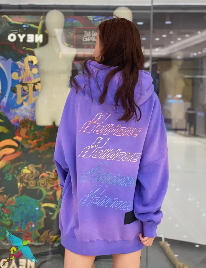 Heavy Fabric Hoodie Men Women Fashion Letter Printed WELLDONE Streetwear Top Quality WE11DONE Hoody Pullover