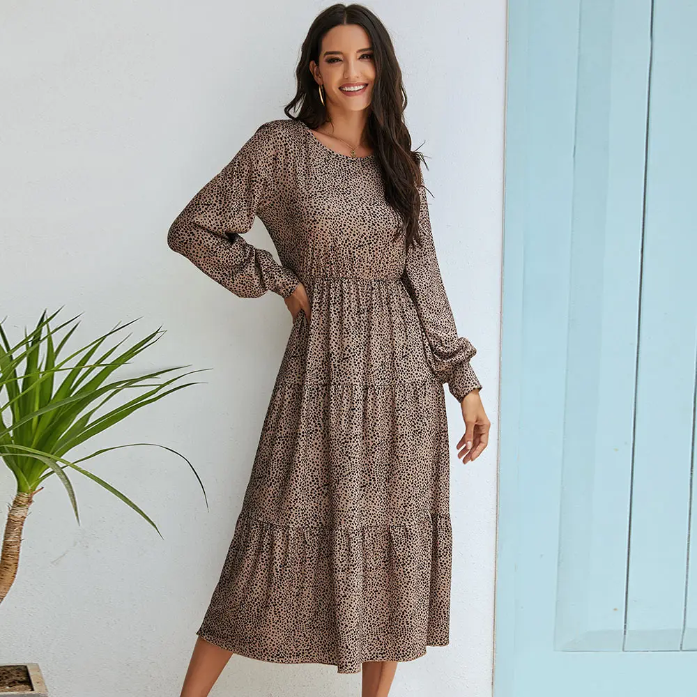 Women's long dress for Urban leisure and autumn, polka dots,woman's dress puff sleeves, boho dress, party dress, 2020 dress
Women's long dress for Urban leisure and autumn, polka dots,woman's dress puff sleeves, boho dress, party dress, 2020 dress