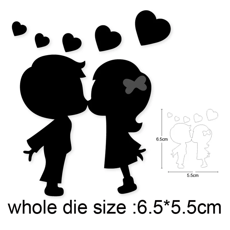 Kissing Couple Hearts Metal Cutting Dies Stencils For Scrapbooking dies DIY Craft Album Cards Making Embossing Die Cuts 2020 New
Kissing Couple Hearts Metal Cutting Dies Stencils For Scrapbooking dies DIY Craft Album Cards Making Embossing Die Cuts 2020 New