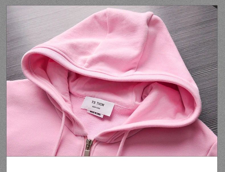 2021 Fashion TB Brand stripe hooded Clothing Cotton Pink jacket Women Sweatshirts Hoodies Casual Sportswear Coat
2021 Fashion TB Brand stripe hooded Clothing Cotton Pink jacket Women Sweatshirts Hoodies Casual Sportswear Coat