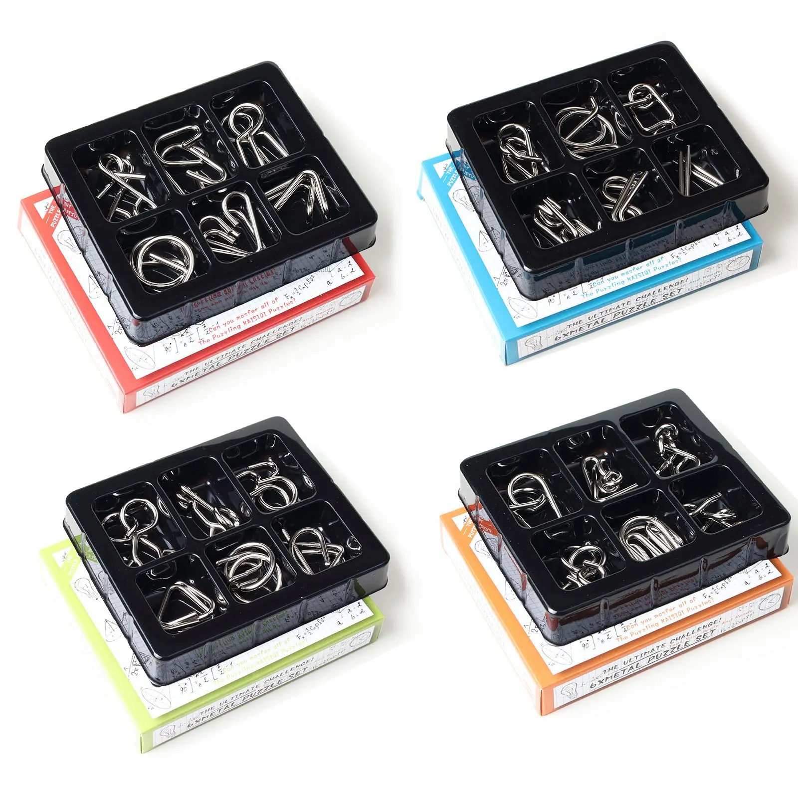 24Pcs Kongming Lock Metal Brain Teasers Puzzle Educational Toy For Kids And Adults For Children Educational Toys Birthday Gift
24Pcs Kongming Lock Metal Brain Teasers Puzzle Educational Toy For Kids And Adults For Children Educational Toys Birthday Gift