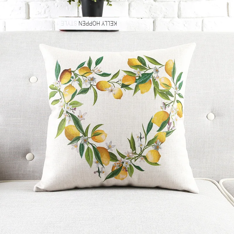 Lemon Letter Printed Cushion Cover for sofa Chair Car Home decorative pillow cover 45x45cm Wedding decoration pillow case
Lemon Letter Printed Cushion Cover for sofa Chair Car Home decorative pillow cover 45x45cm Wedding decoration pillow case