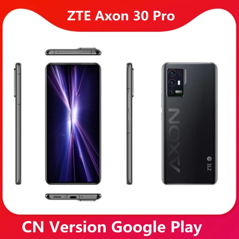 Оригинальный смартфон Nubia ZTE Axon 30 Pro 6 67 дюймов 120 Гц AMOLED экран 55 Вт супер зарядка