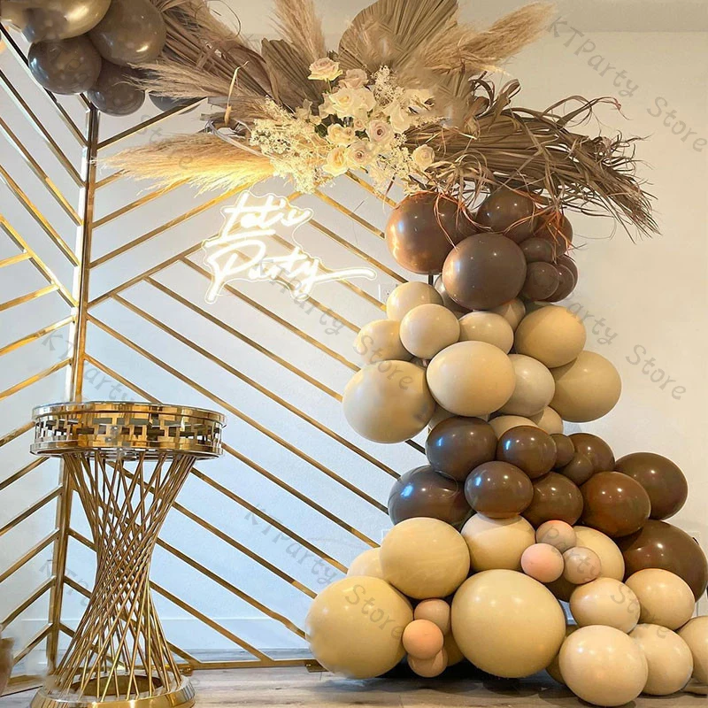 55pcs Coffee Balloons Garland Arch Baby Shower Doubled Apricot Magenta Gender Reveal Ballon Wedding Birthday Party Decorations
55pcs Coffee Balloons Garland Arch Baby Shower Doubled Apricot Magenta Gender Reveal Ballon Wedding Birthday Party Decorations