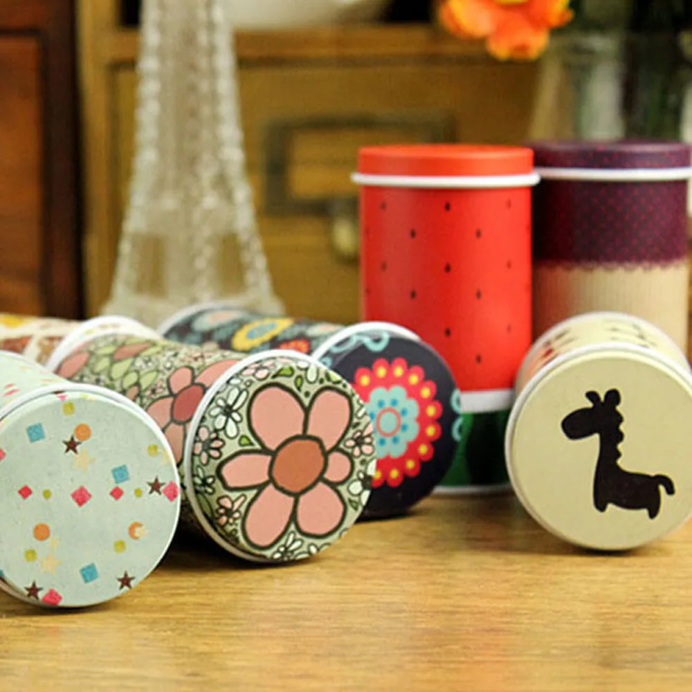 Mini Cute Metal Storage Box Kawaii Cylinder Small Iron Roll Tea Storage Box Tin Case Memo Pad Note Cartoon Home Organizer
Mini Cute Metal Storage Box Kawaii Cylinder Small Iron Roll Tea Storage Box Tin Case Memo Pad Note Cartoon Home Organizer