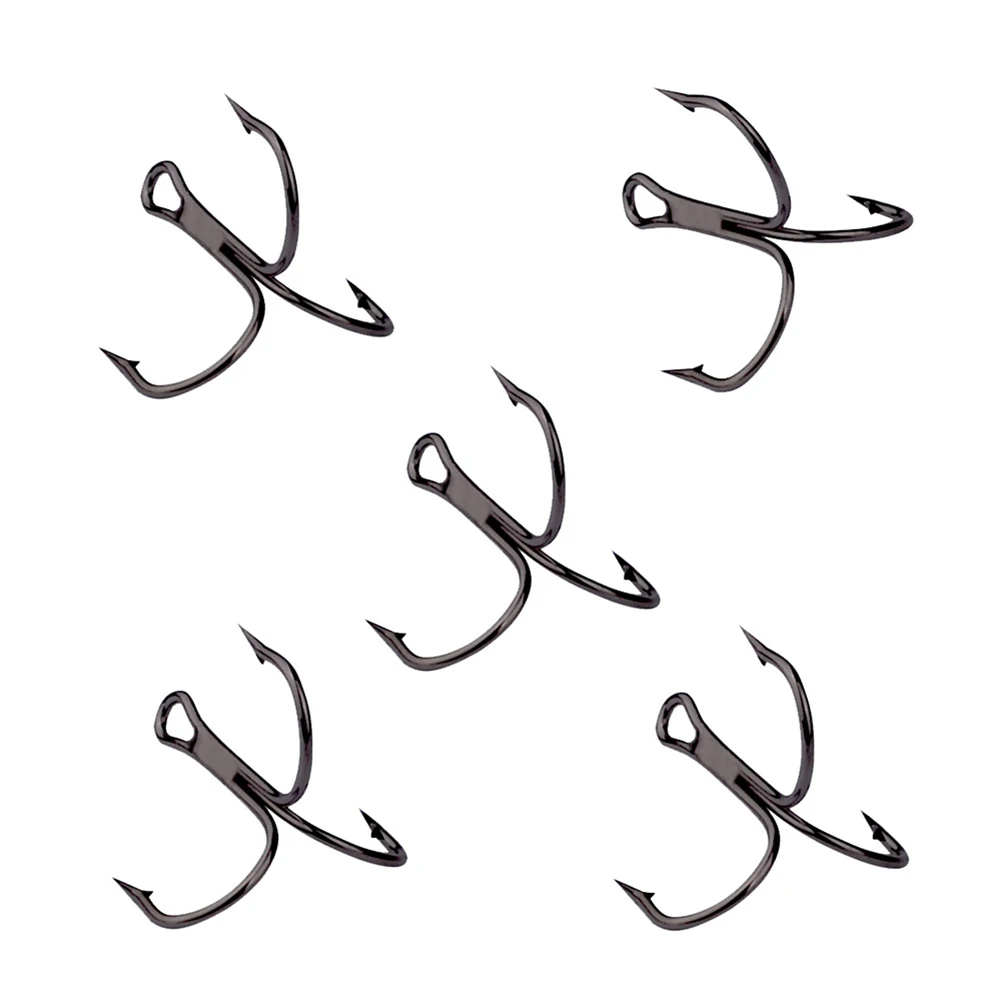 50pcs/Pack Stainless Steel Fishing Treble Hook Black Sharp Triple Hooks Barbed Multiple Sizes And Colors Anchor Hooks Tackle
50pcs/Pack Stainless Steel Fishing Treble Hook Black Sharp Triple Hooks Barbed Multiple Sizes And Colors Anchor Hooks Tackle