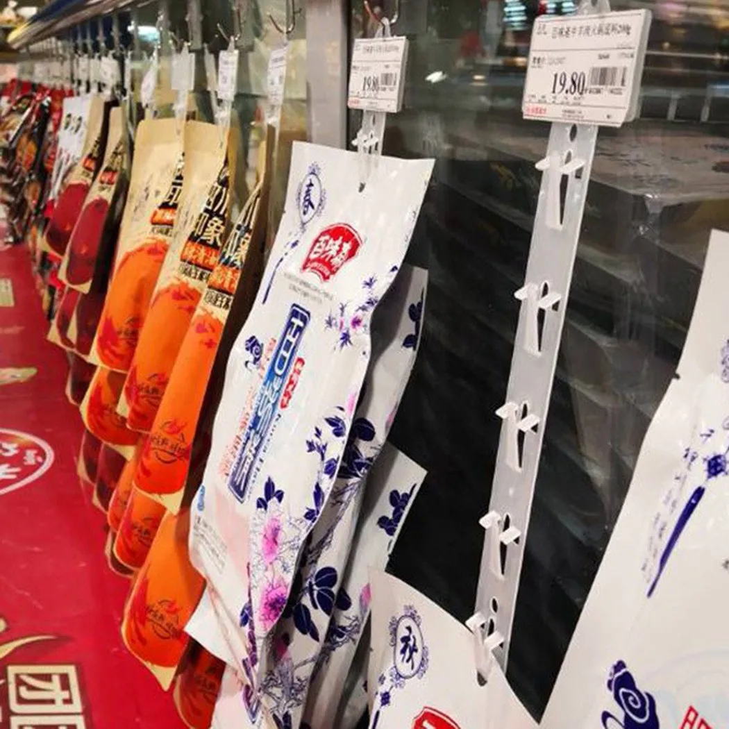 5Pcs Supermarket Promotion Snack Hanging Strips Store Hang Snacks Display Hanger Hooks Storage Hook New
5Pcs Supermarket Promotion Snack Hanging Strips Store Hang Snacks Display Hanger Hooks Storage Hook New