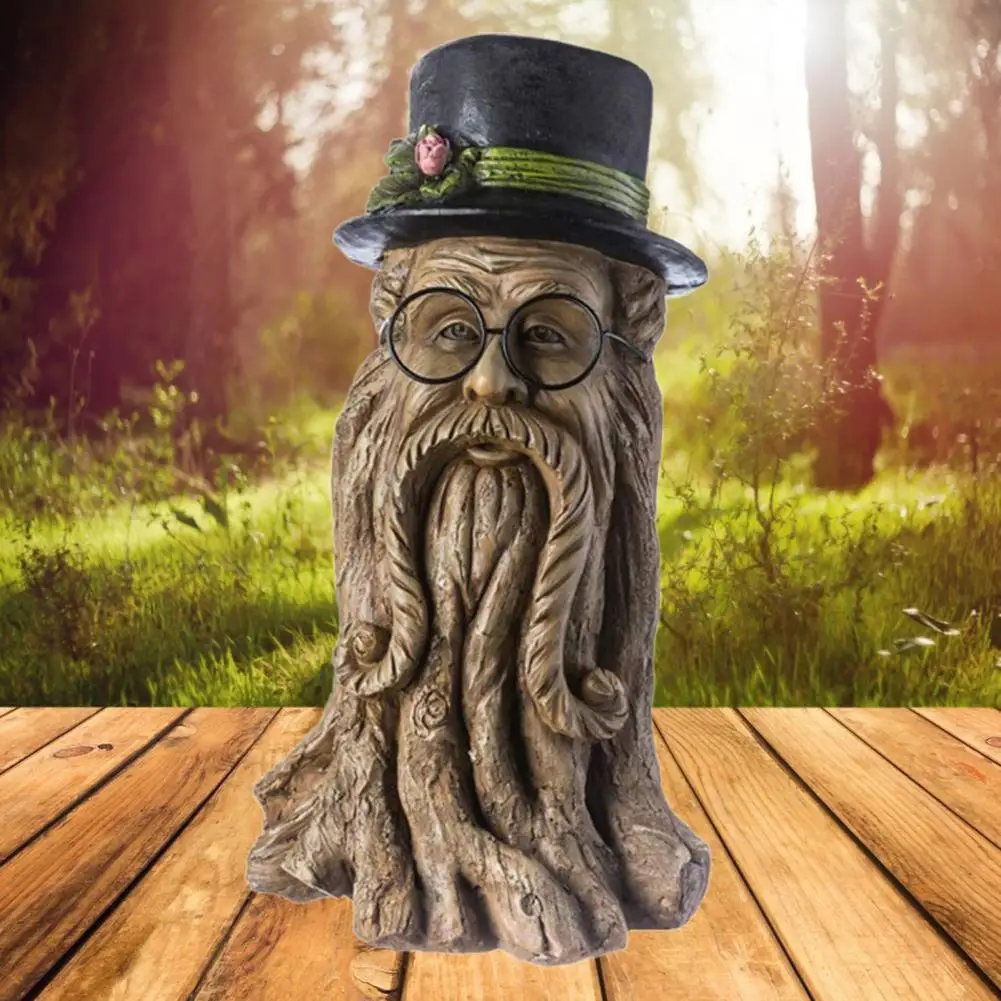 40% Hot Sales!!! Garden Decor with Hat Innovative Design Long Lasting Glasses Wearing Tree Men Statue for Garden 
40% Hot Sales!!! Garden Decor with Hat Innovative Design Long Lasting Glasses Wearing Tree Men Statue for Garden