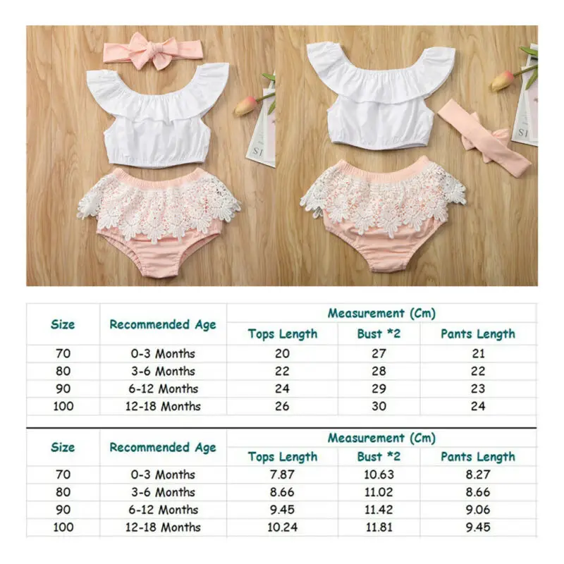 Summer Newborn Baby Girl Cotton Clothes Set Outfits Sleeveless Ruffle Crop Top Shirt Lace Splice Pants Shorts Headband Set 3Pcs
Summer Newborn Baby Girl Cotton Clothes Set Outfits Sleeveless Ruffle Crop Top Shirt Lace Splice Pants Shorts Headband Set 3Pcs