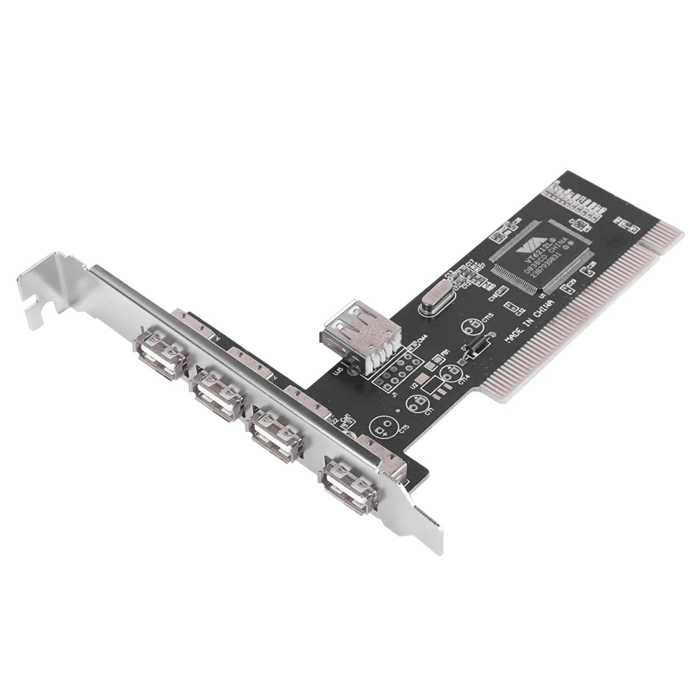 4 Ports 480Mb/s PCI to USB 2.0 Adapter Expansion Card High Speed USB PCI Cards Riser Expansion Card Controller
4 Ports 480Mb/s PCI to USB 2.0 Adapter Expansion Card High Speed USB PCI Cards Riser Expansion Card Controller