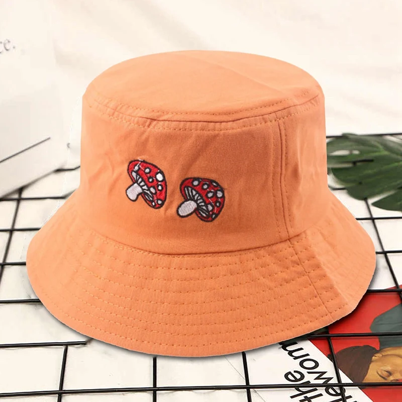Men Women Mushroom Embroidered Foldable Bucket Hats Unisex Outdoor Beach Sunscreen Hat Street Headwear Fisherman Cap
Men Women Mushroom Embroidered Foldable Bucket Hats Unisex Outdoor Beach Sunscreen Hat Street Headwear Fisherman Cap