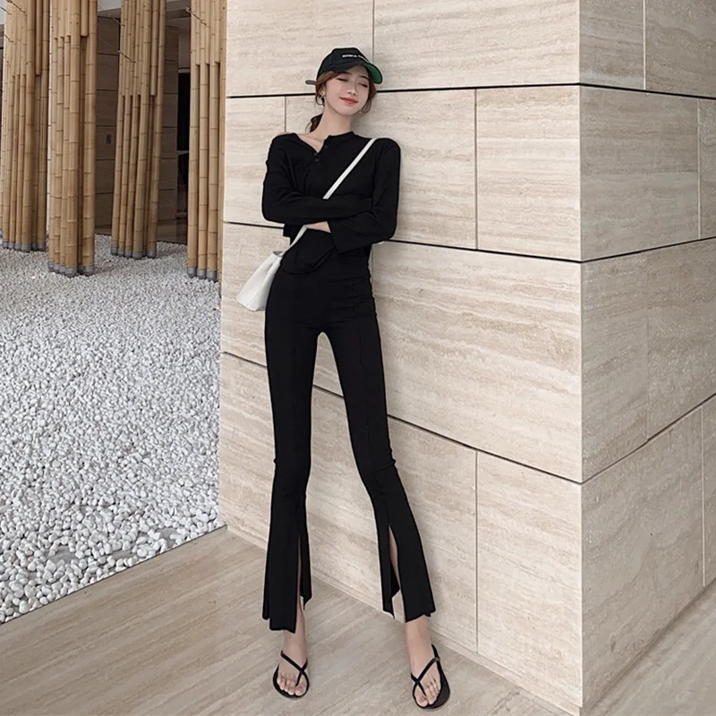 Priming Pants Female Spring 2021 New Style Slim-Fitting Ankle Length Trousers Pants Plus-sized High-waisted Smooth Micro-Flared
Priming Pants Female Spring 2021 New Style Slim-Fitting Ankle Length Trousers Pants Plus-sized High-waisted Smooth Micro-Flared