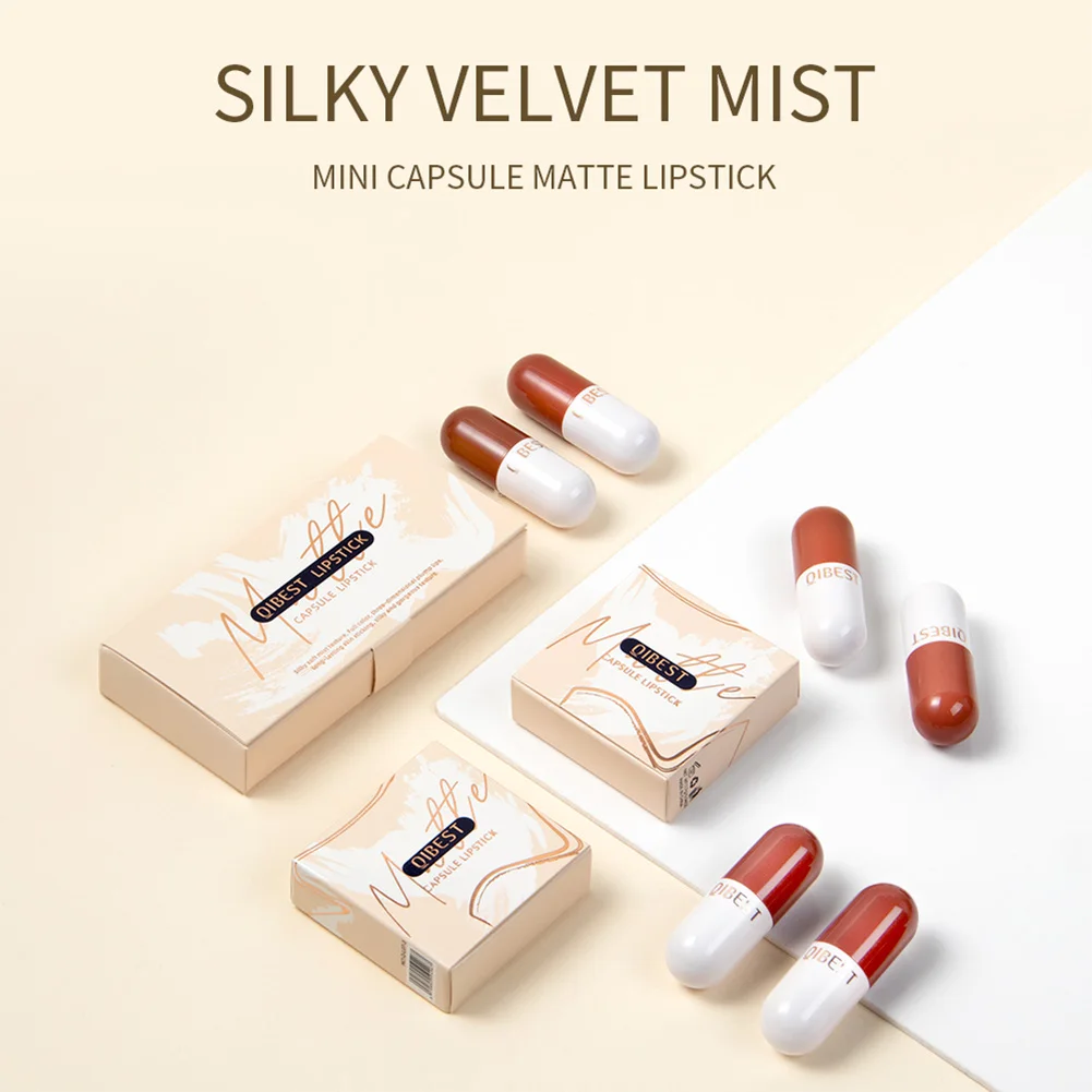 6/3 Quality Durable Lipstick Non-fading Waterproof Matte Sexy Velvet Nude Mini Lipstick Capsule Lipstick Set 1.7g Makeup Sets
6/3 Quality Durable Lipstick Non-fading Waterproof Matte Sexy Velvet Nude Mini Lipstick Capsule Lipstick Set 1.7g Makeup Sets
