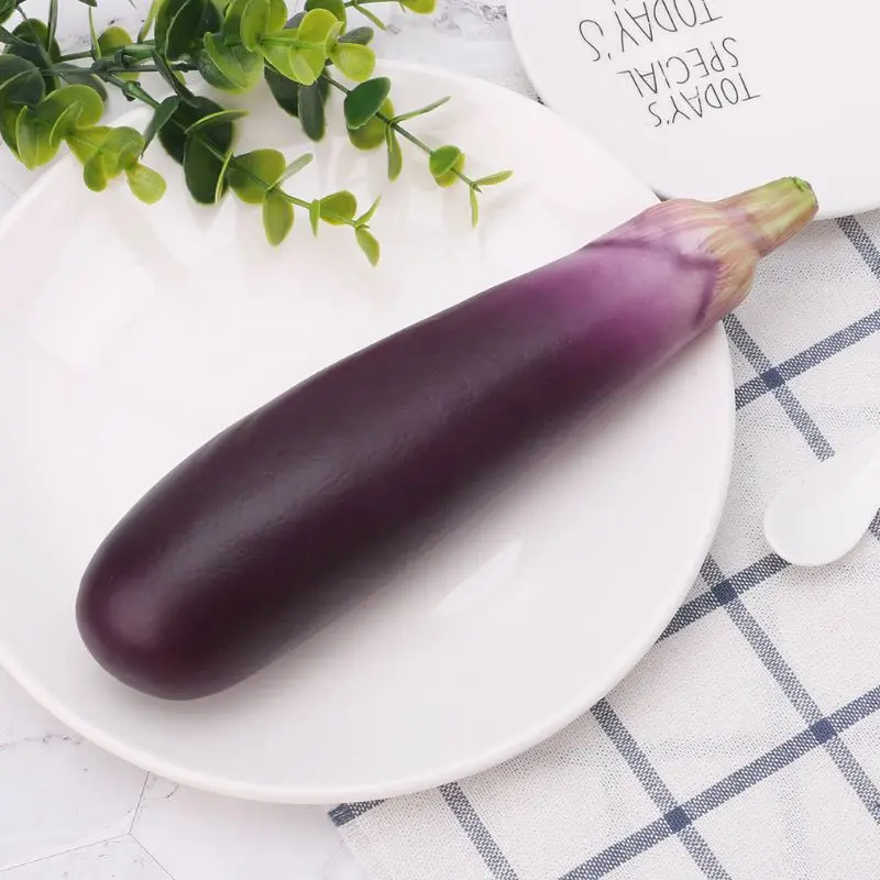Lifelike Artificial Eggplants Simulation Fake Vegetable Photo Props Home Kitchen Decoration Kids Teaching Toy 72XF
Lifelike Artificial Eggplants Simulation Fake Vegetable Photo Props Home Kitchen Decoration Kids Teaching Toy 72XF