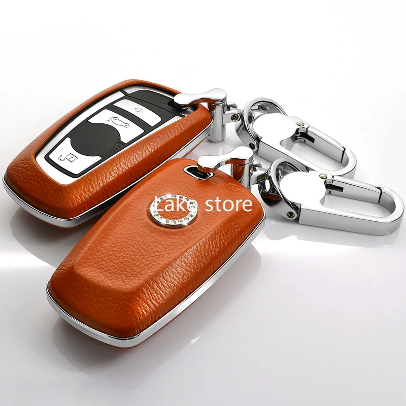 Reliable Leather and Aluminum Alloy Car Key Cover Case for BMW 3 Series 5 Series 525Li 320Li 118i X1 X3 X4 Key Case for Car
Reliable Leather and Aluminum Alloy Car Key Cover Case for BMW 3 Series 5 Series 525Li 320Li 118i X1 X3 X4 Key Case for Car