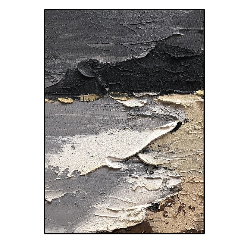 Hand-Painted Canvas Oil Painting Abstract Black and White Sea Reef Home Living Room Bedroom Hotel Wall Hang Art Decor No Framed
Hand-Painted Canvas Oil Painting Abstract Black and White Sea Reef Home Living Room Bedroom Hotel Wall Hang Art Decor No Framed