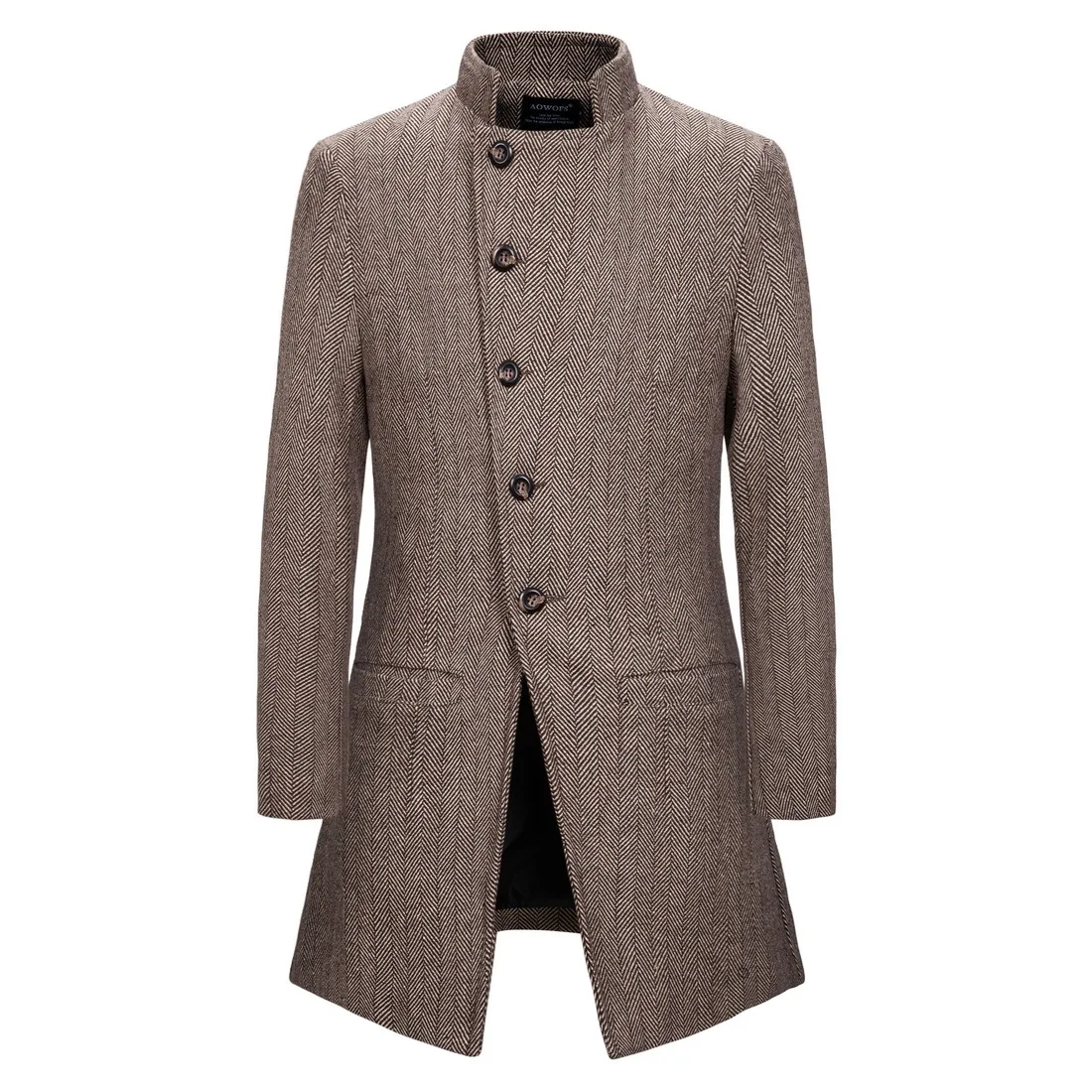 Spring autumn new European code men's jacket long section lapel striped male trench coat windbreaker casual fashion overcoat
Spring autumn new European code men's jacket long section lapel striped male trench coat windbreaker casual fashion overcoat