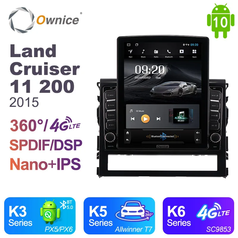 Автомагнитола Ownice, 2 Din, Android 10,0, для Toyota Land Cruiser 11, 200, 2015, автомобильное радио, GPS-навигация, мультимедиа, DSP, 4G, LTE
Автомагнитола Ownice, 2 Din, Android 10,0, для Toyota Land Cruiser 11, 200, 2015, автомобильное радио, GPS-навигация, мультимедиа, DSP, 4G, LTE