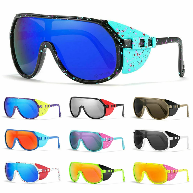 One-Piece Sport Goggles Anti-UV Men Women Mirror Outdoor Sunglasses Comfortable Durable -WT 
One-Piece Sport Goggles Anti-UV Men Women Mirror Outdoor Sunglasses Comfortable Durable -WT