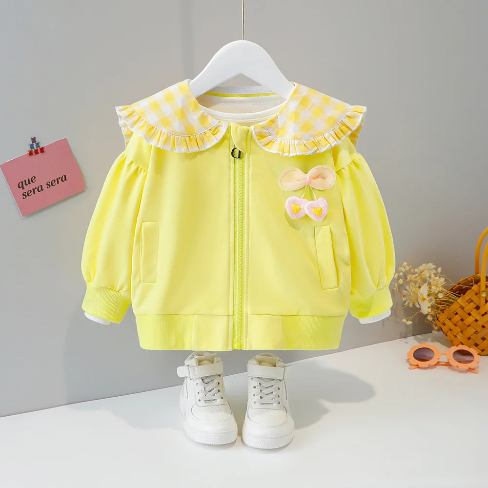 Baby Jacket Children Outwear Cute Infant Girl Long Sleeve Cardigan Windbreaker Coat Newborn Clothes Toddler Girl Casual Jaquetas
Baby Jacket Children Outwear Cute Infant Girl Long Sleeve Cardigan Windbreaker Coat Newborn Clothes Toddler Girl Casual Jaquetas