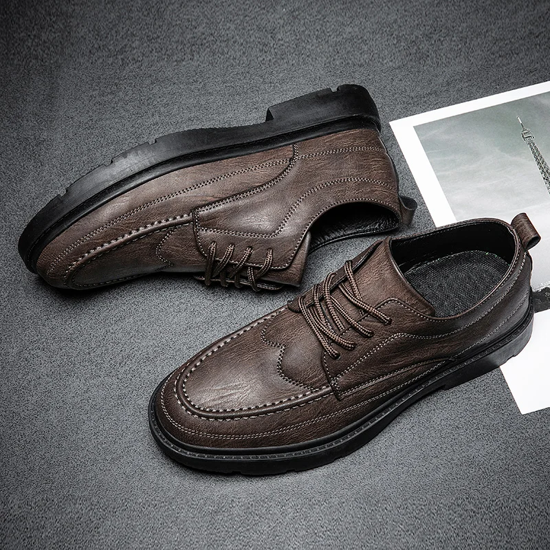 Men Leisure Shoes Spring Casual Shoes Mens Black Leather Shoe Man Causal Men Fashion Zapatos Casuales Para Hombre Men's
Men Leisure Shoes Spring Casual Shoes Mens Black Leather Shoe Man Causal Men Fashion Zapatos Casuales Para Hombre Men's