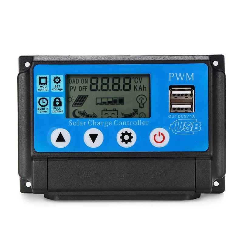 10/20/30/40/50A 12V 24V Auto Solar Panel Solar Charge Controller Battery Charge Adapter LCD USB
10/20/30/40/50A 12V 24V Auto Solar Panel Solar Charge Controller Battery Charge Adapter LCD USB
