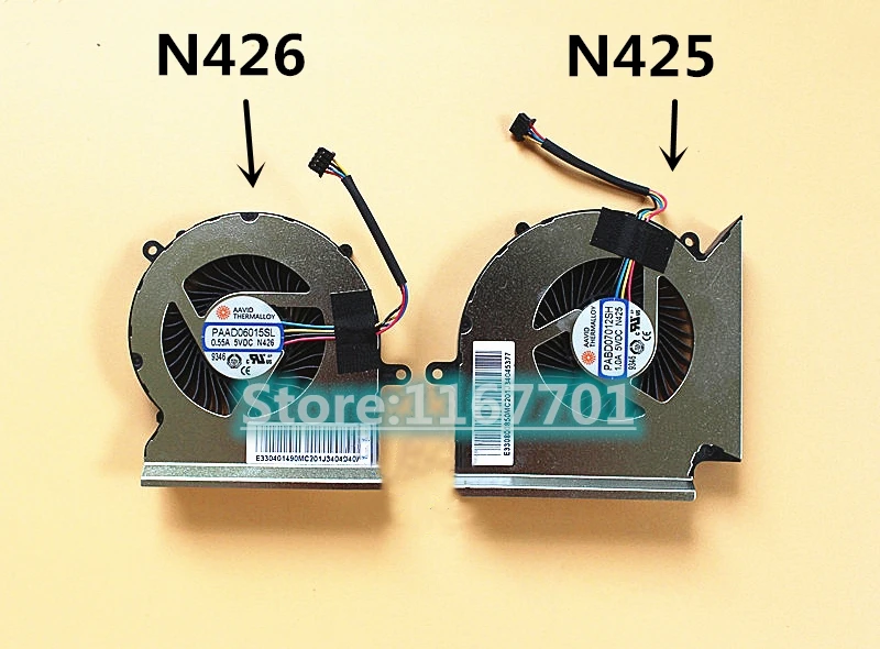 100% New original Laptop/Notebook CPU/GPU Fan for MSI GE65 GP65 9RC 9SD MS-16U1 16U2 PABD07012SH-N425 PAAD06015SL-N426
100% New original Laptop/Notebook CPU/GPU Fan for MSI GE65 GP65 9RC 9SD MS-16U1 16U2 PABD07012SH-N425 PAAD06015SL-N426