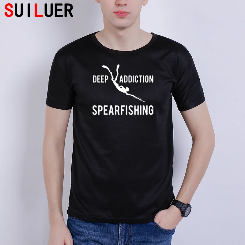 Deep Addicton Diving Spearfishing Print T-shirt Men T Shirt Fashion Casual Short Sleeve O-neck Sports Tshirt Funny Tees Tops
Deep Addicton Diving Spearfishing Print T-shirt Men T Shirt Fashion Casual Short Sleeve O-neck Sports Tshirt Funny Tees Tops
