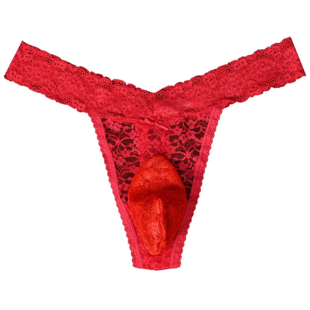 Men's Sexy Lace Briefs Thong Panties Underwear Breathable Comfortable Sexy Underwear Exotic Thongs Large Size Gays Clothes
Men's Sexy Lace Briefs Thong Panties Underwear Breathable Comfortable Sexy Underwear Exotic Thongs Large Size Gays Clothes