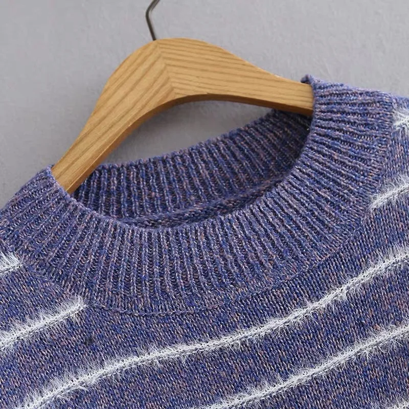 Fashion Women Striped Sweaters Patchwork Color Long Sleeve Female Jumper O Neck Casual Knitted Pullover Grils Clothes Outerwear
Fashion Women Striped Sweaters Patchwork Color Long Sleeve Female Jumper O Neck Casual Knitted Pullover Grils Clothes Outerwear