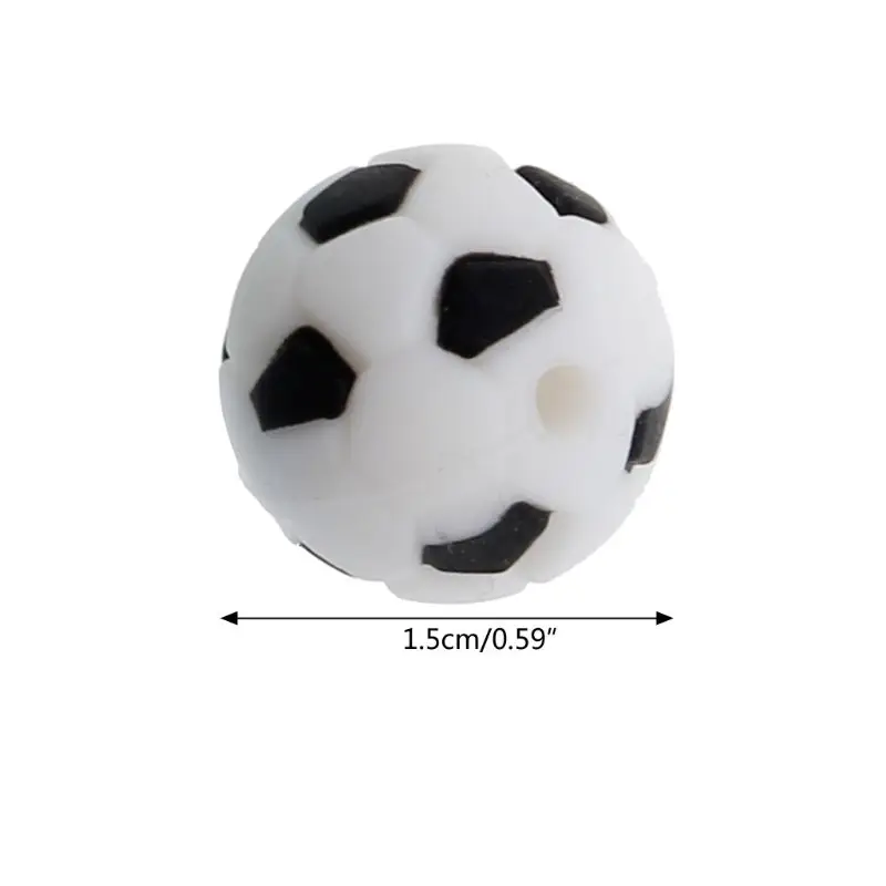 Silicone Beads 15mm Baby Teether Football Food Grade Silicone Soccer Round Bead BPA Free Bracelet Making Teether
Silicone Beads 15mm Baby Teether Football Food Grade Silicone Soccer Round Bead BPA Free Bracelet Making Teether