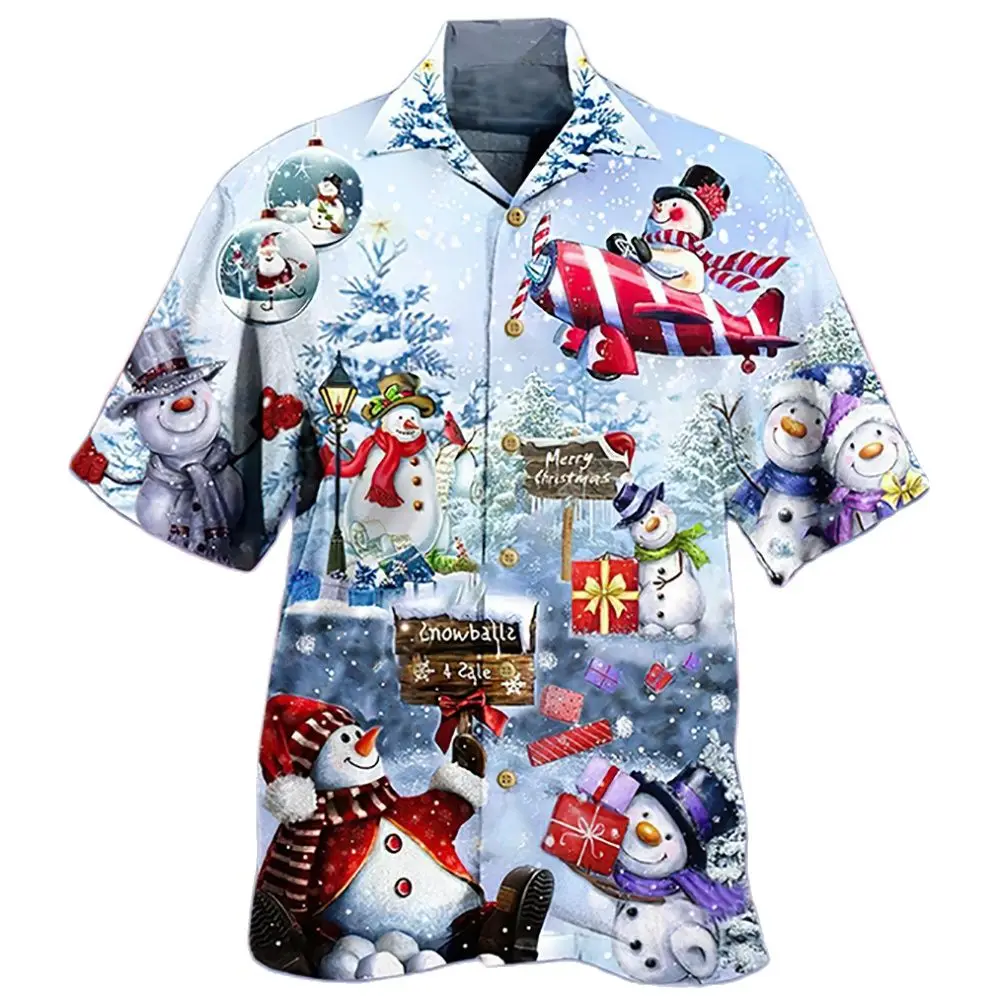 Men's Christmas Santa Claus Casual One Button Hawaii Shirts 3D Printed Summer New Short Sleeve Beach Shirts Tops Clothing 5XL
Men's Christmas Santa Claus Casual One Button Hawaii Shirts 3D Printed Summer New Short Sleeve Beach Shirts Tops Clothing 5XL