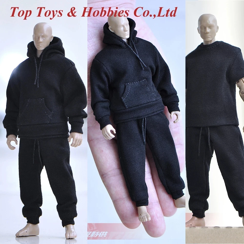 1/12 Male Soldier Clothes Black Shirt Pants Hoodie Sweater Full Set Suit Fit For 6" Figure Action Man Model Toys Accessory Doll 
1/12 Male Soldier Clothes Black Shirt Pants Hoodie Sweater Full Set Suit Fit For 6" Figure Action Man Model Toys Accessory Doll