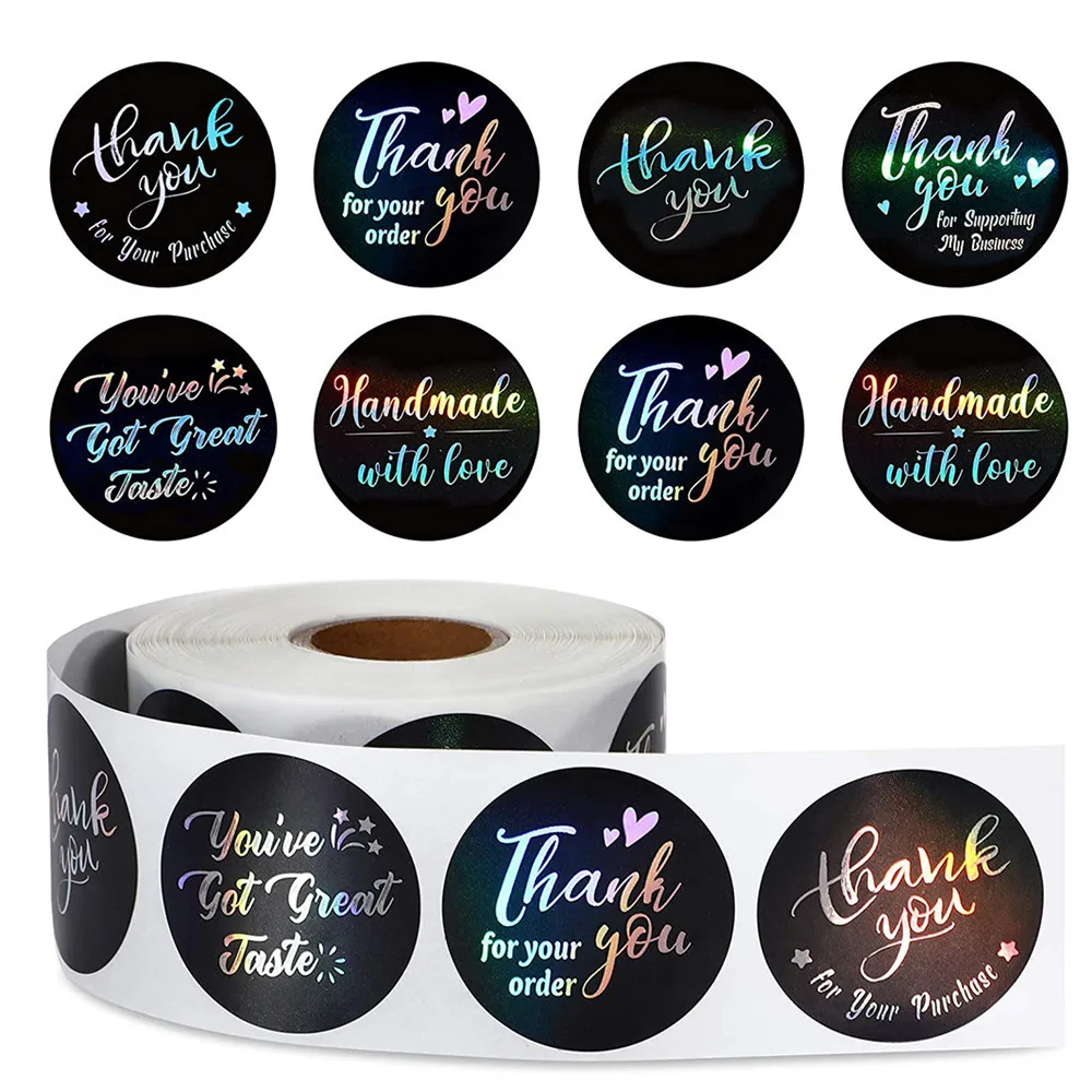 500pc Laser Thank You Stickers For Small Business Holographic Silver Adhesive Labels For Bags Boxes Envelope Mail Gift 
500pc Laser Thank You Stickers For Small Business Holographic Silver Adhesive Labels For Bags Boxes Envelope Mail Gift