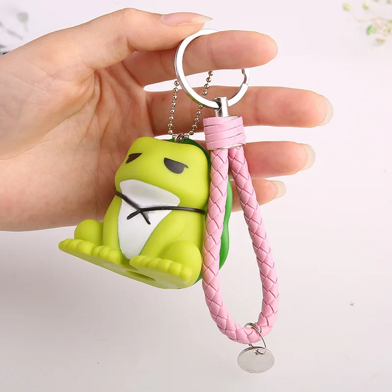 Traveling Frog Creative Personality Car Pendant Korea Cute Bag Mobile phone Pendant Game Peripheral The Same Keyring Car Pendant
Traveling Frog Creative Personality Car Pendant Korea Cute Bag Mobile phone Pendant Game Peripheral The Same Keyring Car Pendant