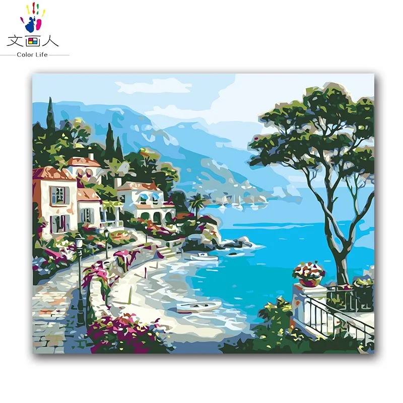 Style Hotel Family Decoration Diy Ditigal Oil Painting Package Scenery Villa Sea Harbour European Abstract Canvas One Piece
Style Hotel Family Decoration Diy Ditigal Oil Painting Package Scenery Villa Sea Harbour European Abstract Canvas One Piece